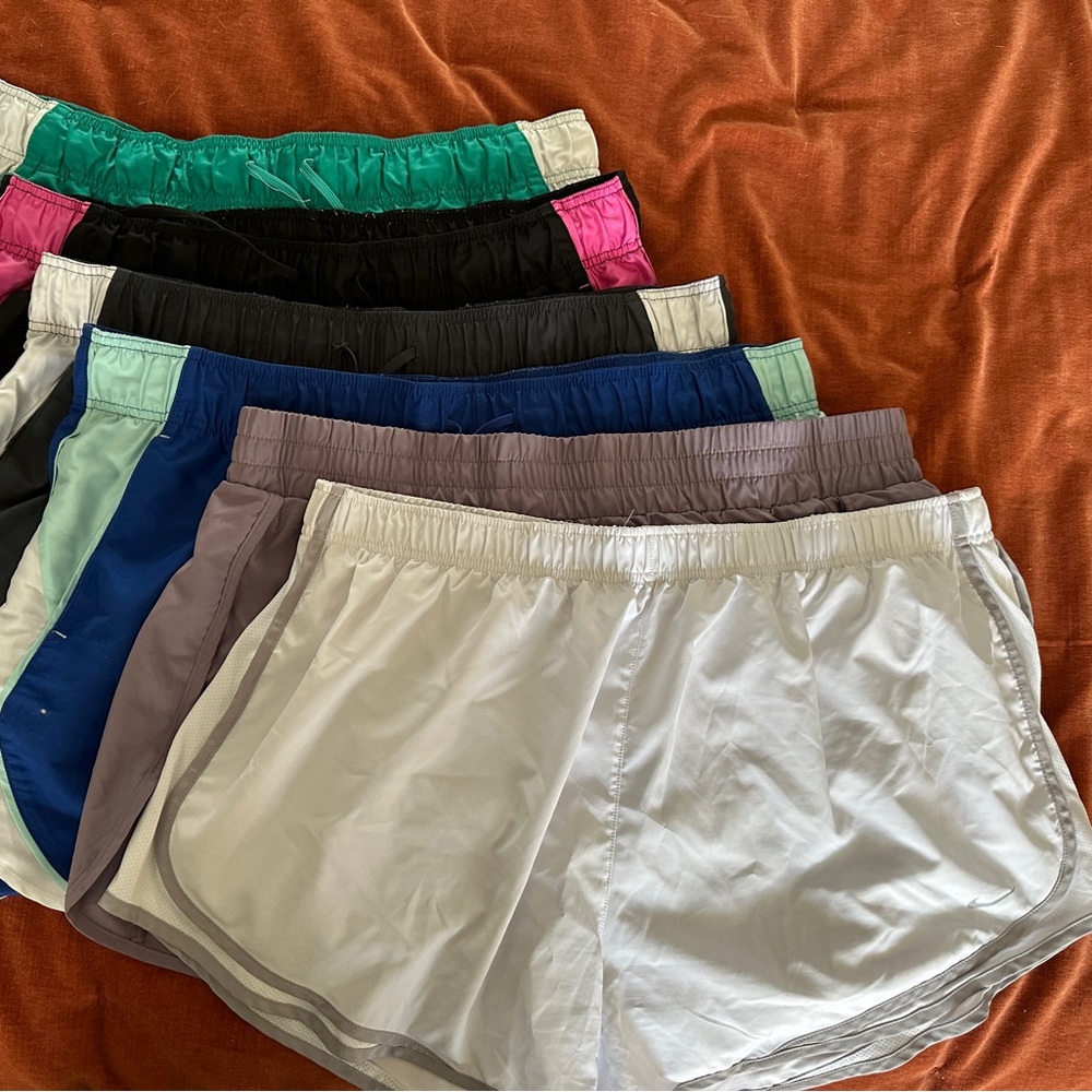 6 pairs 2x plus size running shorts Nike and BCG